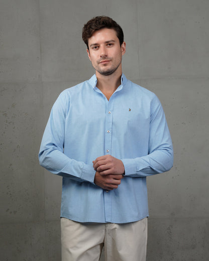 Blue Classic Cotton Shirt