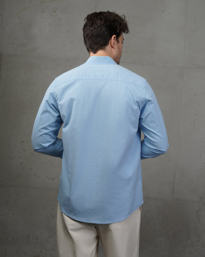 Blue Classic Cotton Shirt