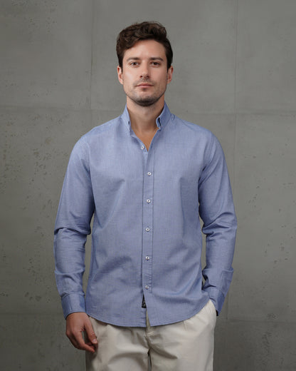 Pastel Blue Classic Cotton Shirt
