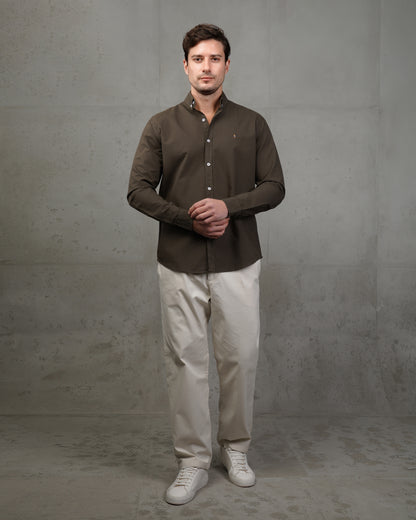 Oil Oxford Cotton Shirt