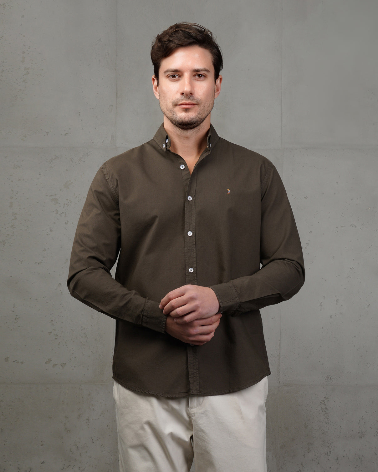Oil Oxford Cotton Shirt