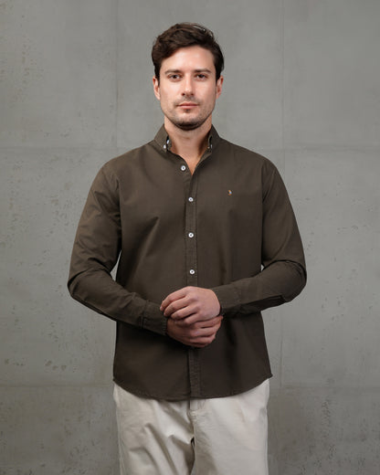 Oil Oxford Cotton Shirt