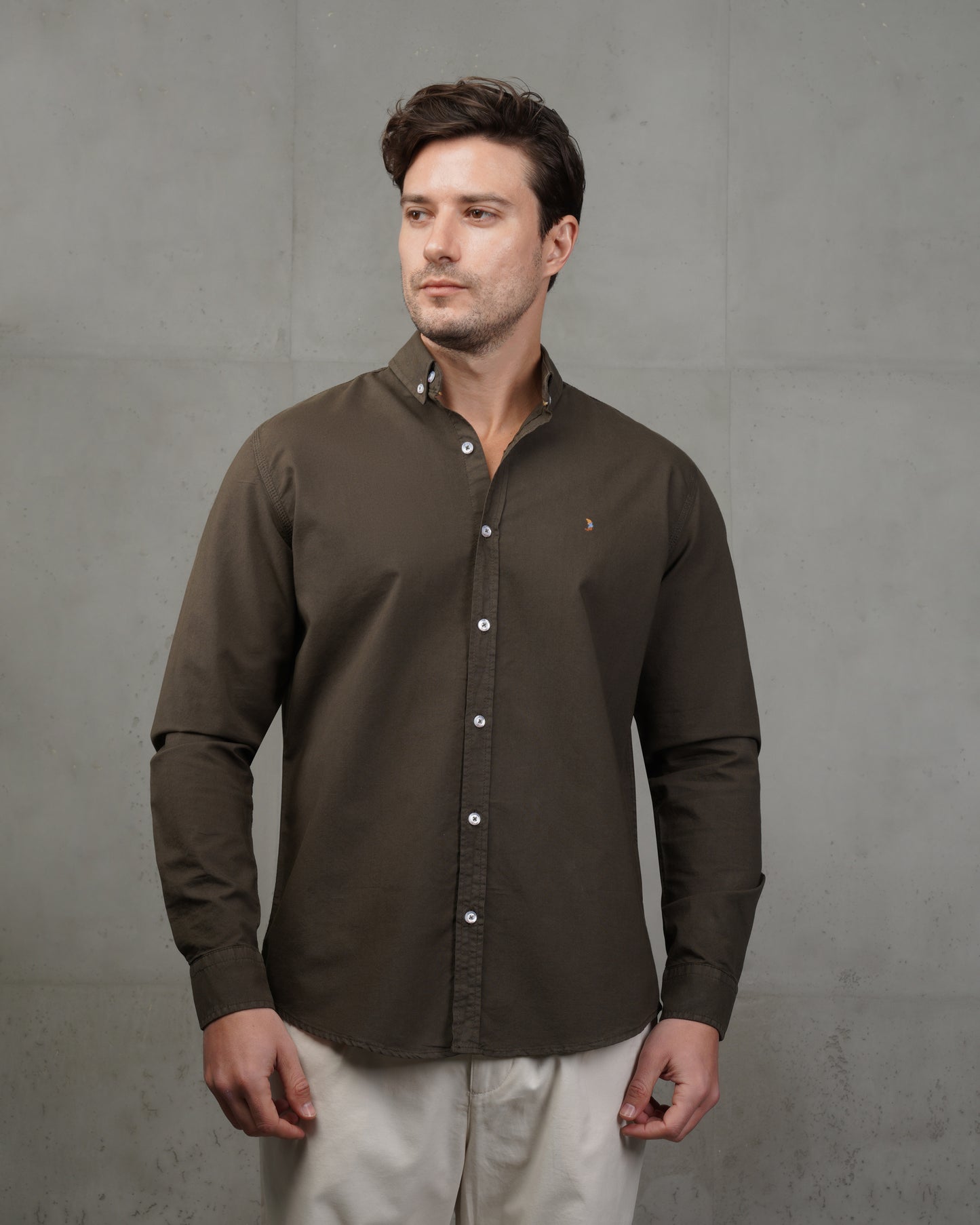 Oil Oxford Cotton Shirt