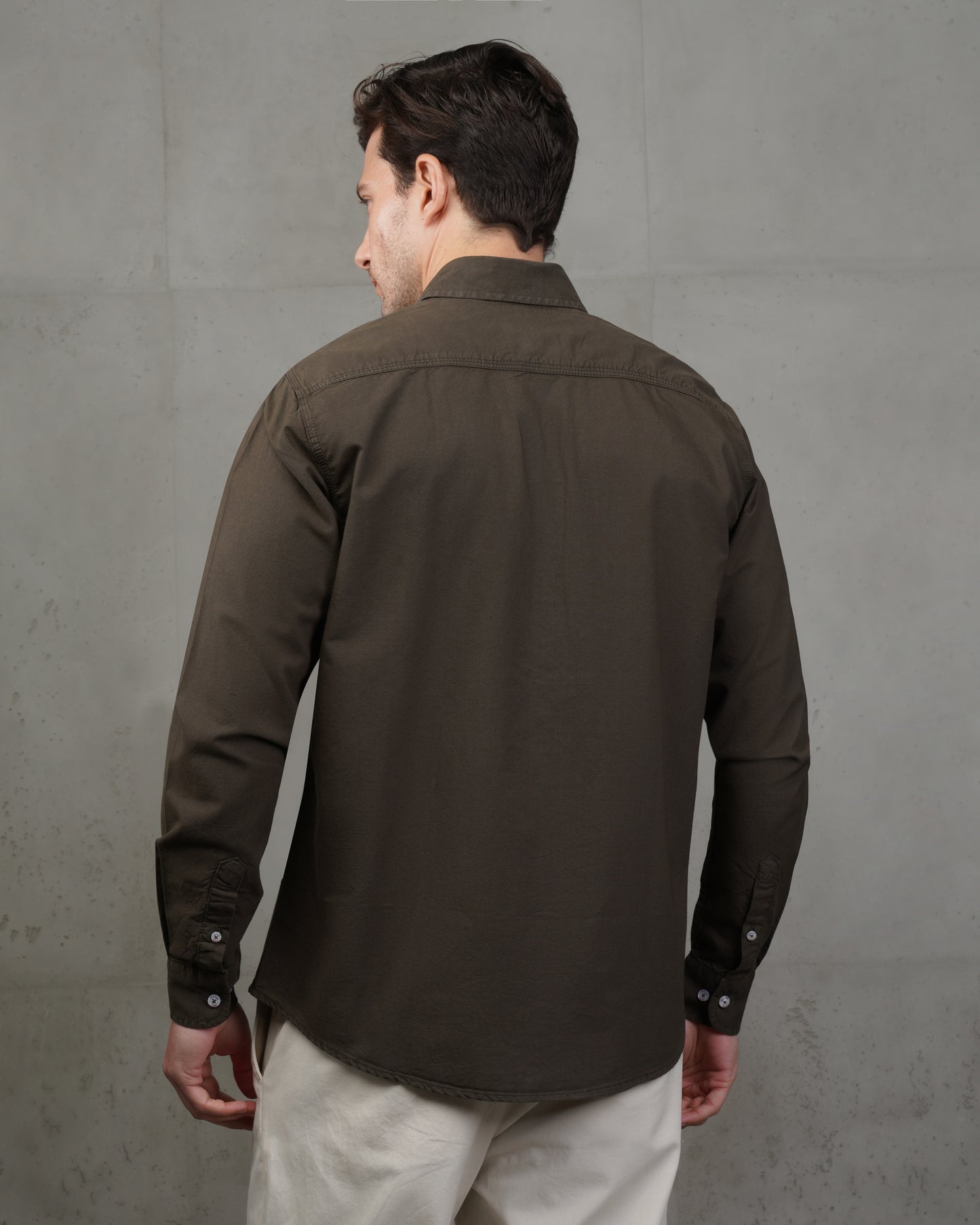 Oil Oxford Cotton Shirt