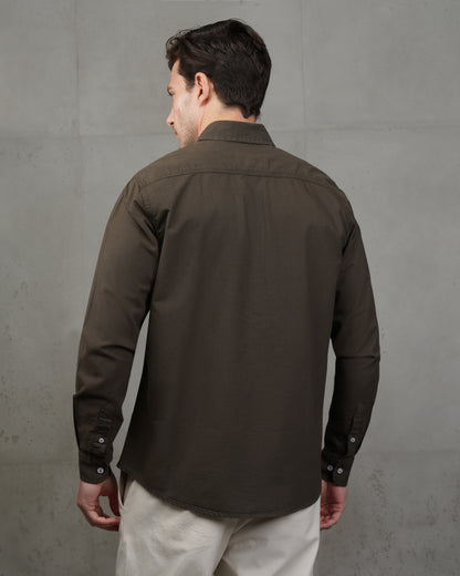 Oil Oxford Cotton Shirt