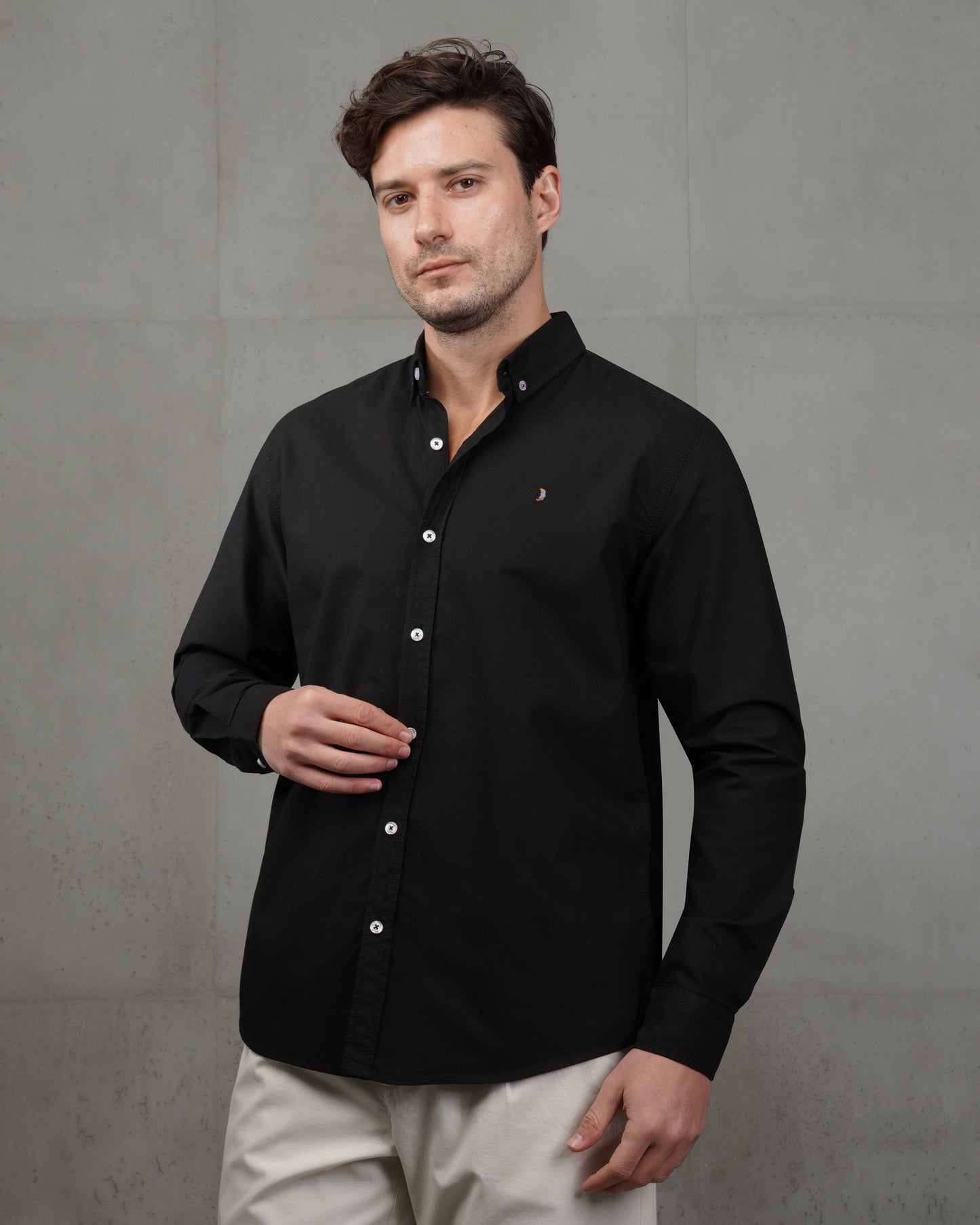 Black Oxford Cotton Shirt