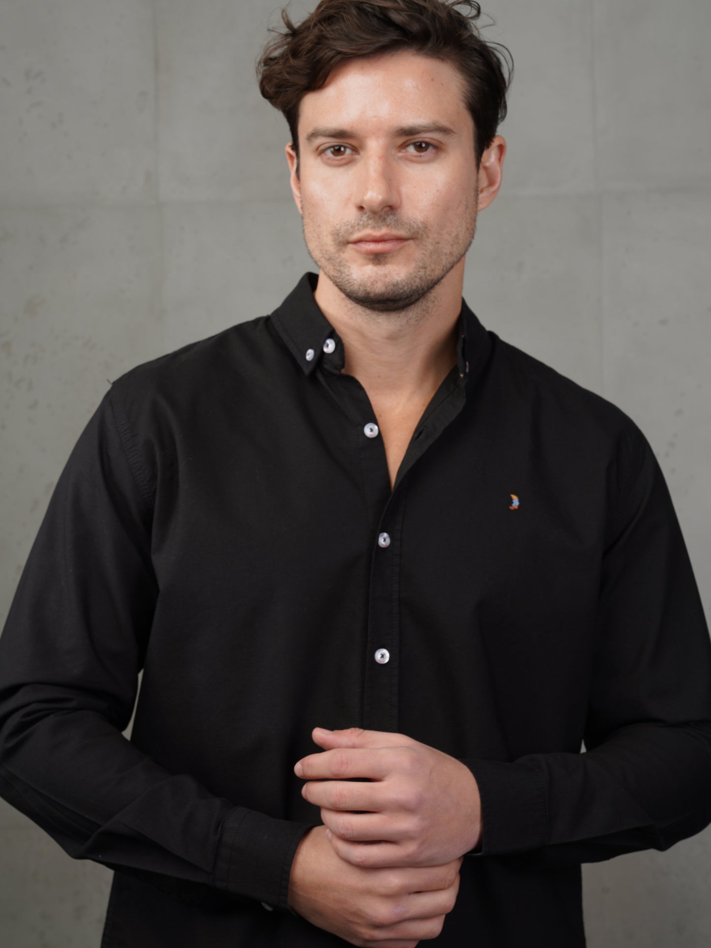 Black Oxford Cotton Shirt