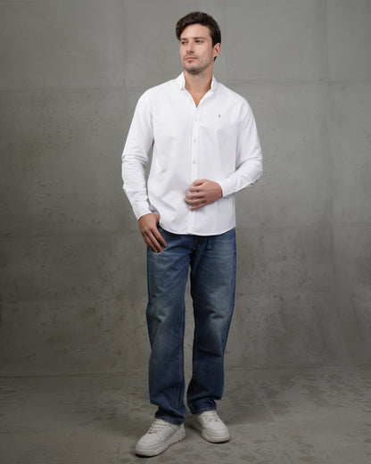 White Oxford Cotton Shirt