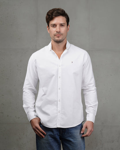White Oxford Cotton Shirt