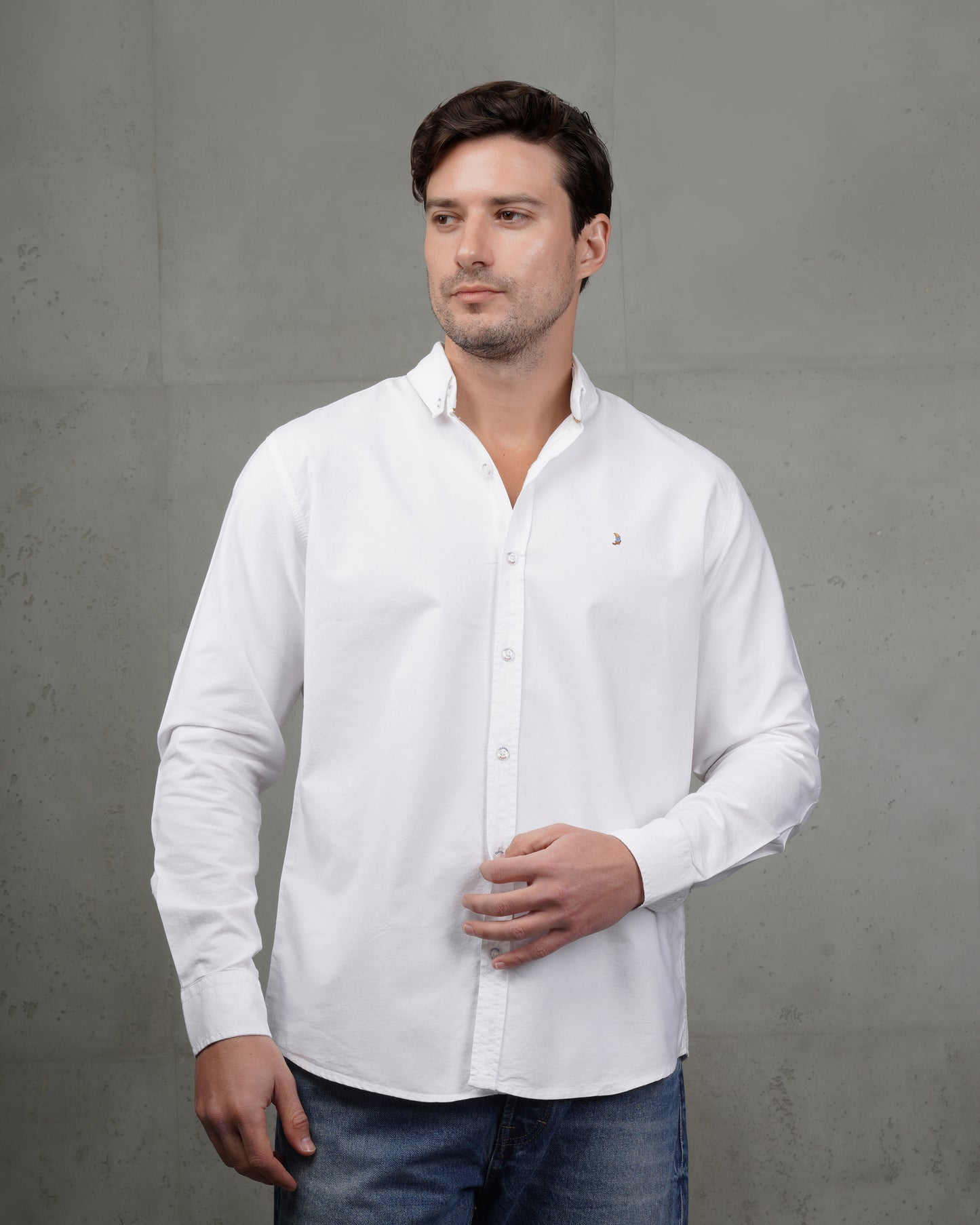 White Oxford Cotton Shirt