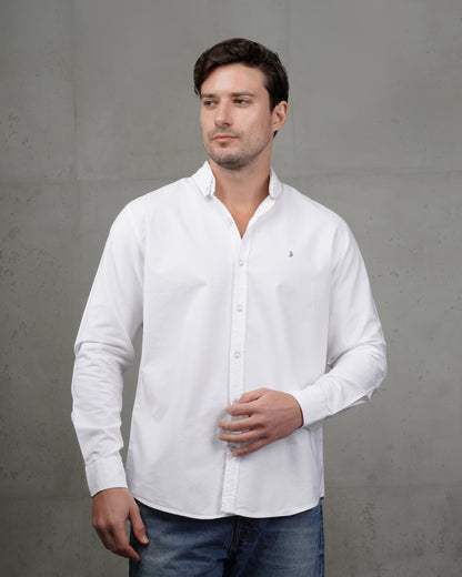 White Oxford Cotton Shirt