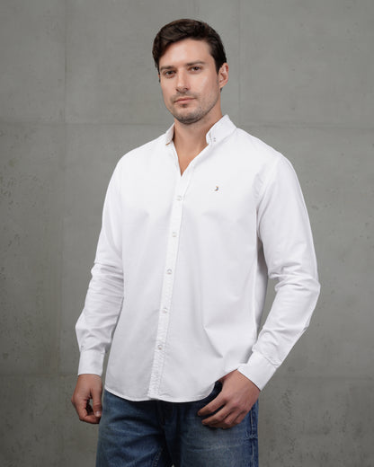 White Oxford Cotton Shirt