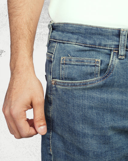 Light Wash Blue Denim Jeans