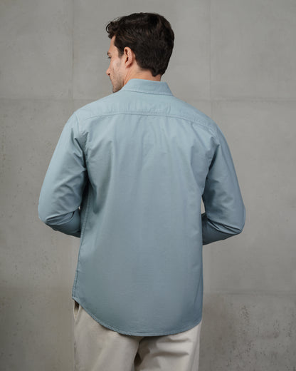 Indigo Oxford Cotton Shirt
