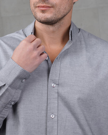Navy Classic Cotton Shirt