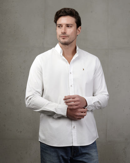 White Classic Cotton Shirt