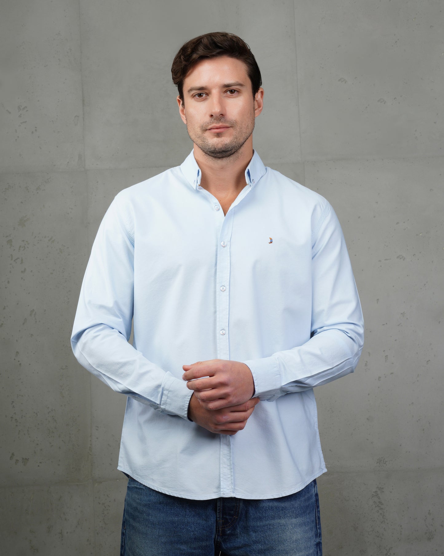 Baby Blue Oxford Cotton Shirt