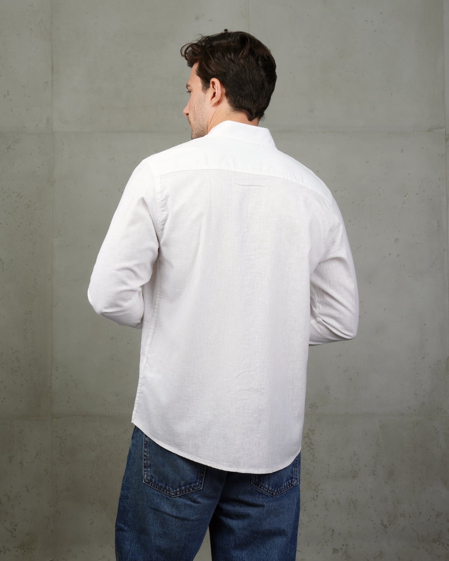 White Plain Cotton Shirt