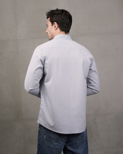 Light Grey Classic Cotton Shirt