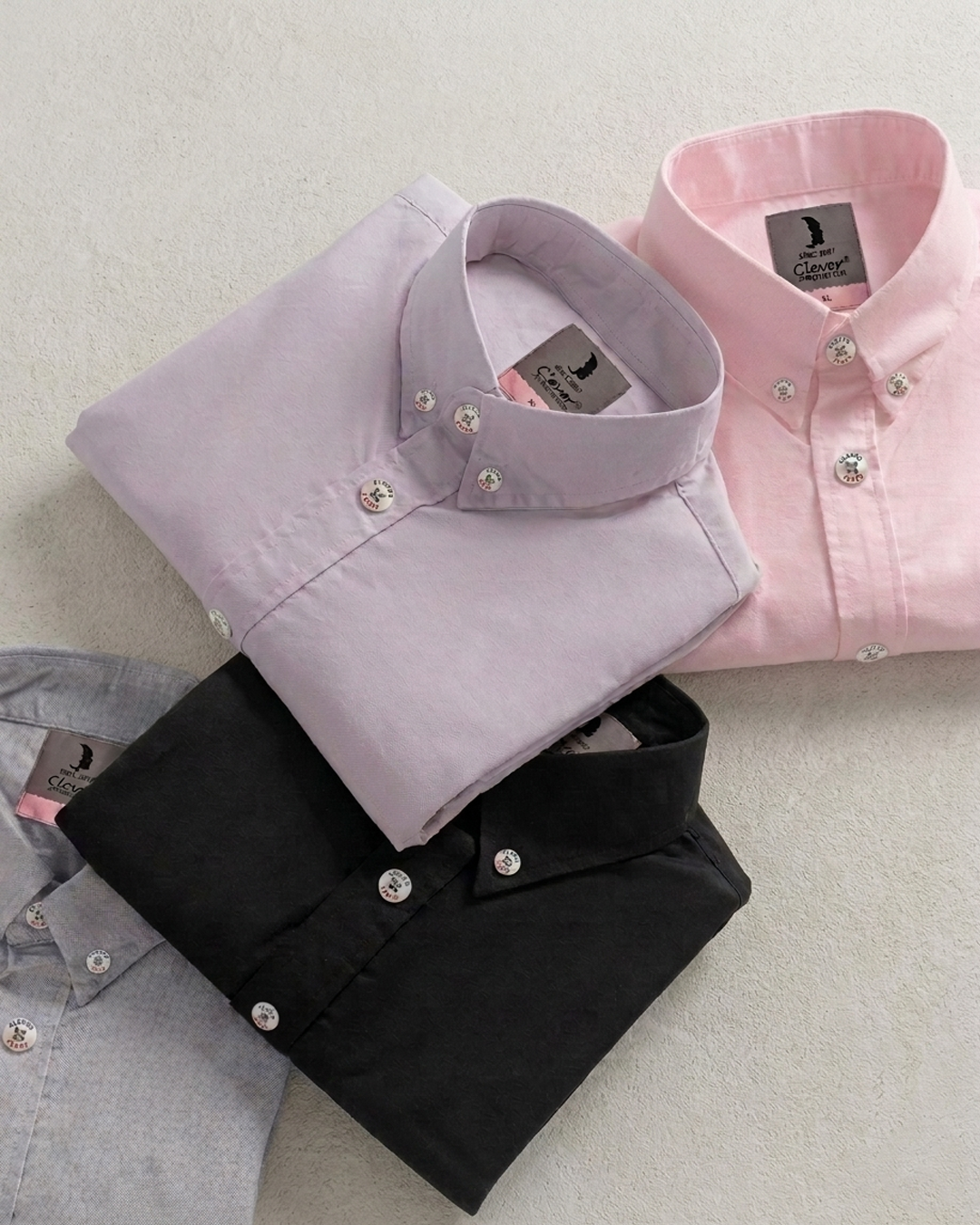 Rose Plain Cotton Shirt